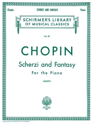 CHOPIN - SCHERZI AND FANTASY F MINOR PIANO
