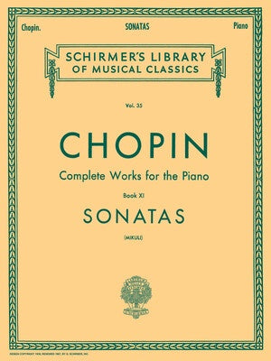 CHOPIN - SONATAS FOR PIANO ED MIKUKI