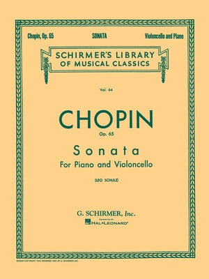 CHOPIN - SONATA OP 65 CELLO/PIANO