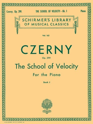 CZERNY - SCHOOL OF VELOCITY OP 299 BK 1 PIANO