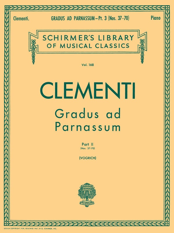CLEMENTI - GRADUS AD PARNASSUM BK 2 PIANO