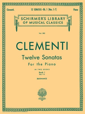 CLEMENTI - 12 SONATAS BK 1 NOS 1-7 FOR PIANO