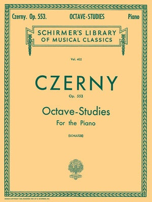 CZERNY - 6 OCTAVE STUDIES OP 553 FOR PIANO