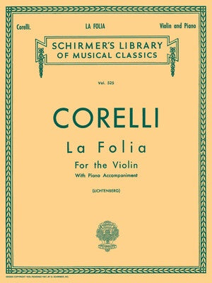 CORELLI - LA FOLIA FOR VIOLIN/PIANO