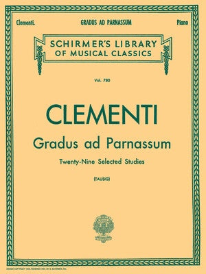 CLEMENTI - GRADUS AD PARNASSUM FOR PIANO
