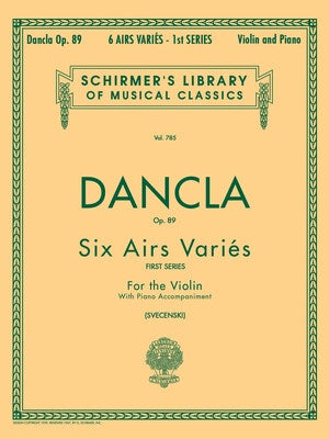 DANCLA - 6 AIRS VARIES OP 89 VIOLIN/PIANO