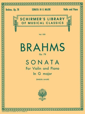BRAHMS - SONATA G MAJOR OP 78 VIOLIN/PIANO