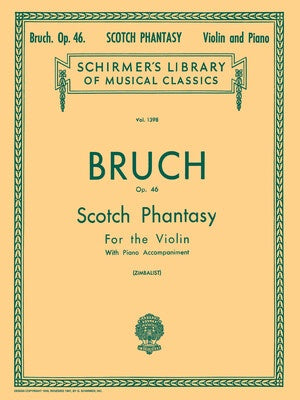 BRUCH - SCOTCH PHANTASY OP 46 VIOLIN/PIANO