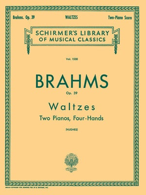 BRAHMS - WALTZES OP 39 2P4H