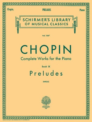 CHOPIN - PRELUDES FOR PIANO
