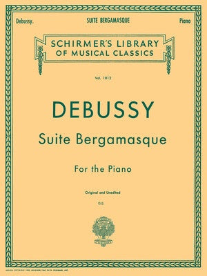 DEBUSSY - SUITE BERGAMASQUE FOR PIANO