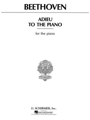 BETHOVEN - ADIEU TO THE PIANO