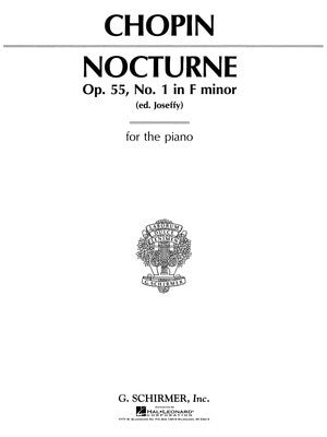 CHOPIN - NOCTURNE OP 55 NO 1 F MINOR PIANO
