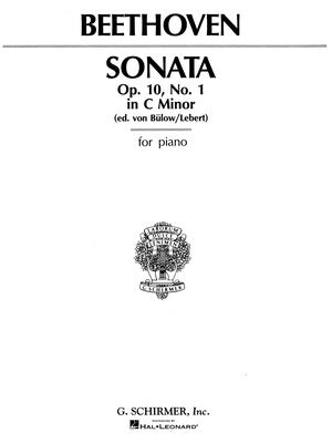 BEETHOVEN - SONATA C MINOR OP 10 NO 1 PIANO
