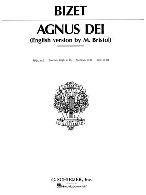 BIZET - AGNUS DEI HIGH VOICE IN F