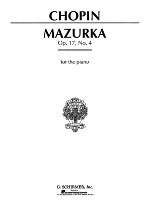 CHOPIN - MAZURKA A MINOR OP 17 NO 4 PIANO