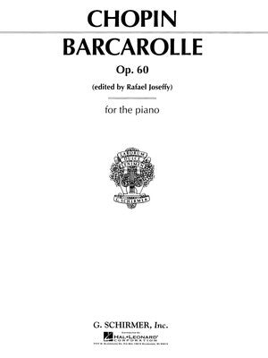 CHOPIN - BARCAROLLE F SHARP MAJOR OP 60 PIANO