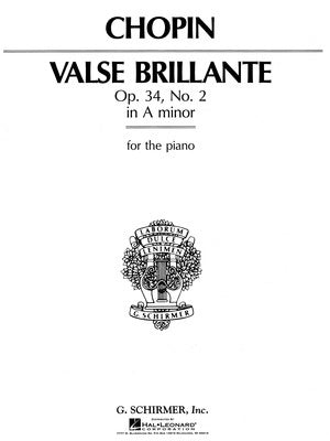CHOPIN - WALTZ BRILLANTE OP 34 NO 2 A MINOR PIANO