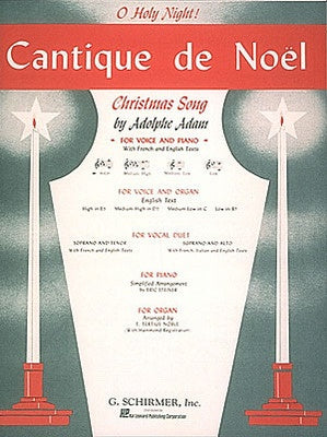 ADAM CANTIQUE DE NOEL HIGH VOICE IN E FLAT