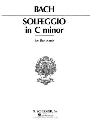 CPE BACH - SOLFEGGIETTO IN C MINOR PIANO