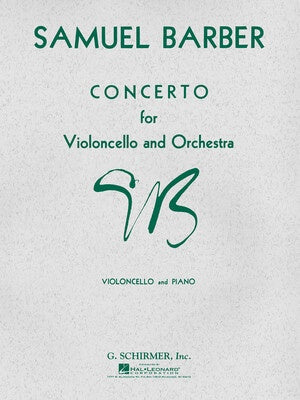 BARBER - CONCERTO OP 22 FOR CELLO/PIANO