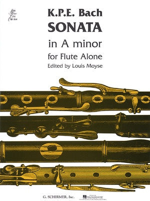 CPE BACH - SONATA A MINOR FLUTE SOLO