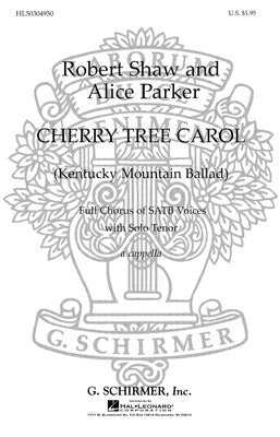 CHERRY TREE CAROL SATB A CAPPELLA WITH TENOR SOLO