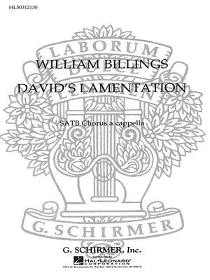 DAVIDS LAMENTATION SATB A CAPPELLA (POD)