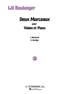BOULANGER - 2 PIECES VIOLIN/PIANO
