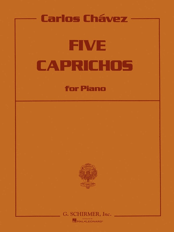 CHAVEZ - 5 CAPRICHES FOR PIANO (POD)