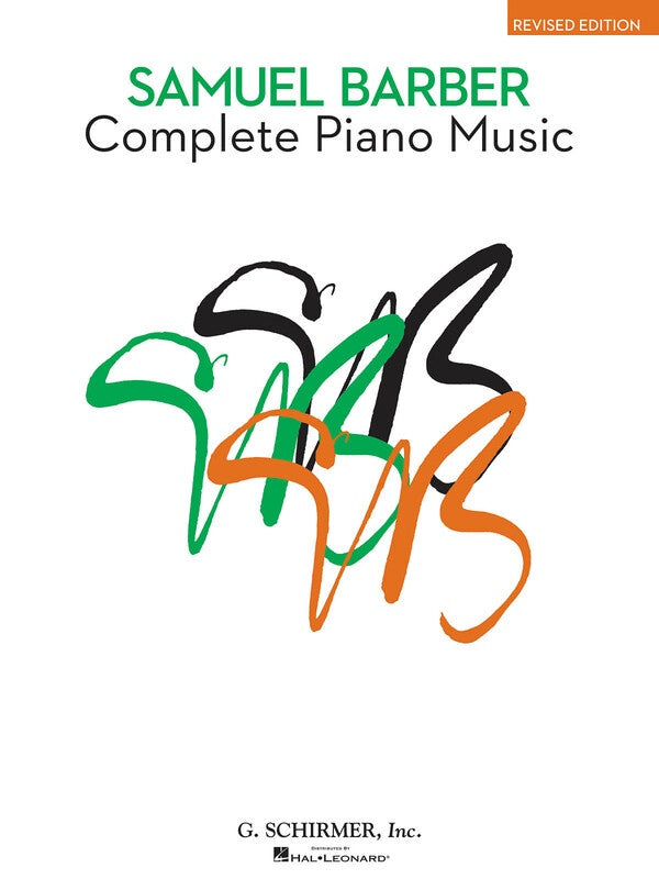 BARBER -  COMPLETE PIANO MUSIC REVISED EDITION