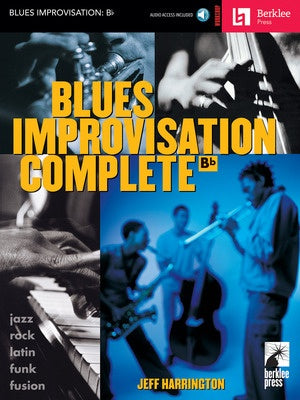 BLUES IMPROVISATION COMPLETE B FLAT INSTRUMENTS BK/OLA