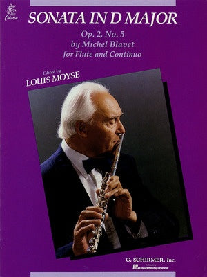 BLAVET - SONATA D MAJOR OP 2 NO 5 FLUTE/PIANO