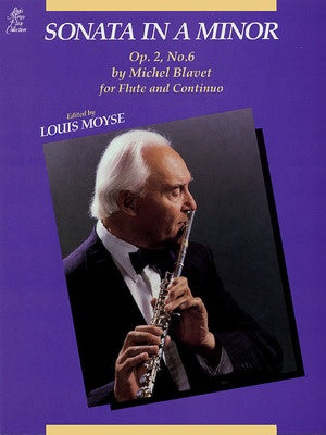BLAVET - SONATA A MINOR OP 2 NO 6 FLUTE/PIANO