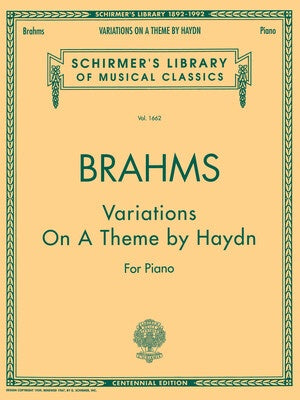 BRAHMS - VARIATIONS ON A THEME BY HAYDN PIANO