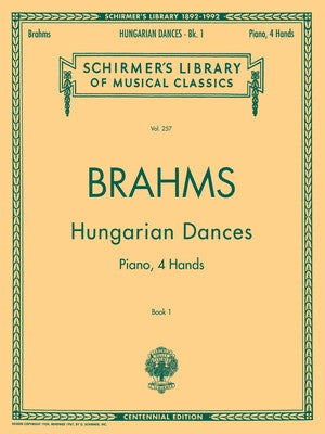 BRAHMS - HUNGARIAN DANCES BK 1 PIANO DUET