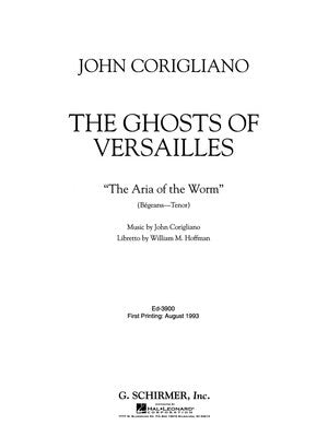 CORIGLIANO - THE ARIA OF THE WORM TENOR/PIANO