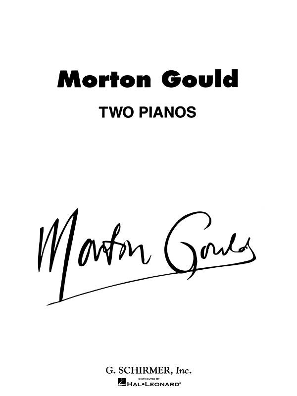 GOULD - 2 PIANOS 2P4H