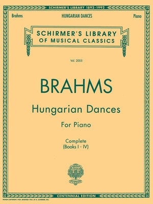 BRAHMS - HUNGARIAN DANCES COMPLETE FOR PIANO