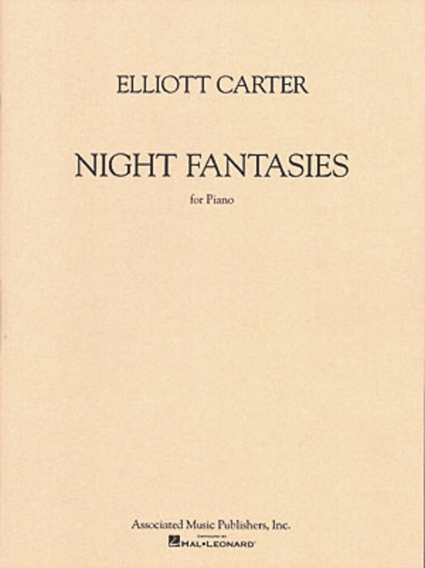 CARTER - NIGHT FANTASIES FOR PIANO