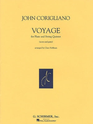 CORIGLIANO - VOYAGE FLUTE/STRING QUINTET SC/PTS