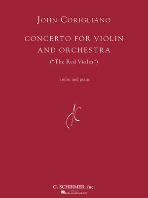 CORIGLIANO - CONCERTO RED VIOLIN FOR VIOLIN/PIANO