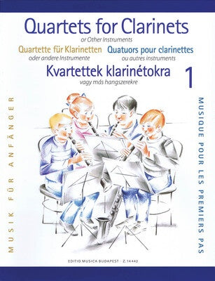 CLARINET QUARTETS FOR BEGINNERS VOL 1