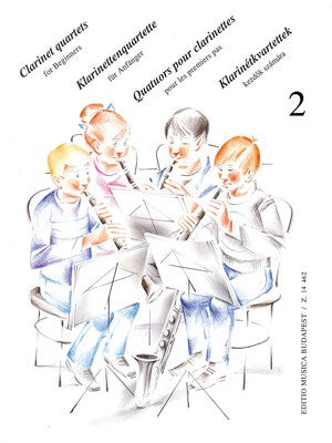 CLARINET QUARTETS FOR BEGINNERS VOL 2