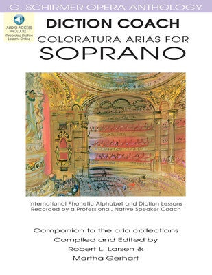 COLORATURA ARIAS FOR SOPRANO DICTION COACH BK/CD