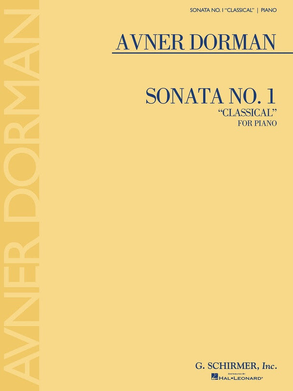 DORMAN - SONATA NO 1 CLASSICAL FOR PIANO