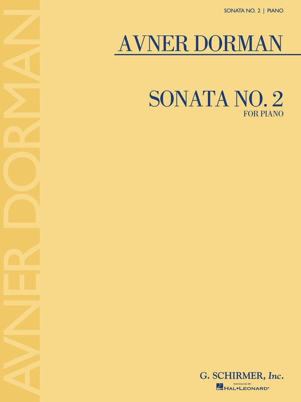 DORMAN - SONATA NO 2 FOR PIANO