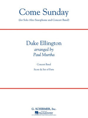 COME SUNDAY ALTO SAX/CB3 SC/PTS