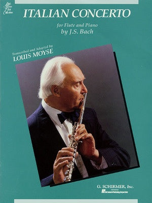 BACH - ITALIAN CONCERTO FOR FLUTE/PIANO