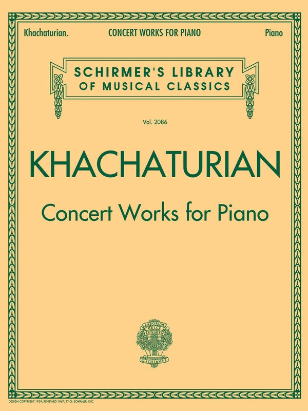KHACHATURIAN - CONCERT WORKS FOR PIANO